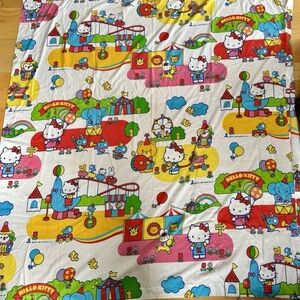 Vintage Hello Kitty Twin Flat Sheet Sanrio 1976–1983
